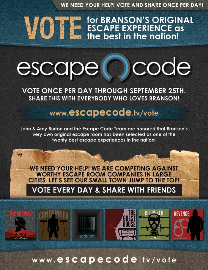 Escape Code USA Today 10Best