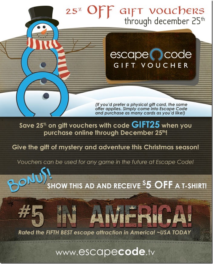 Escape Code Gift Card Sale Ad[9]