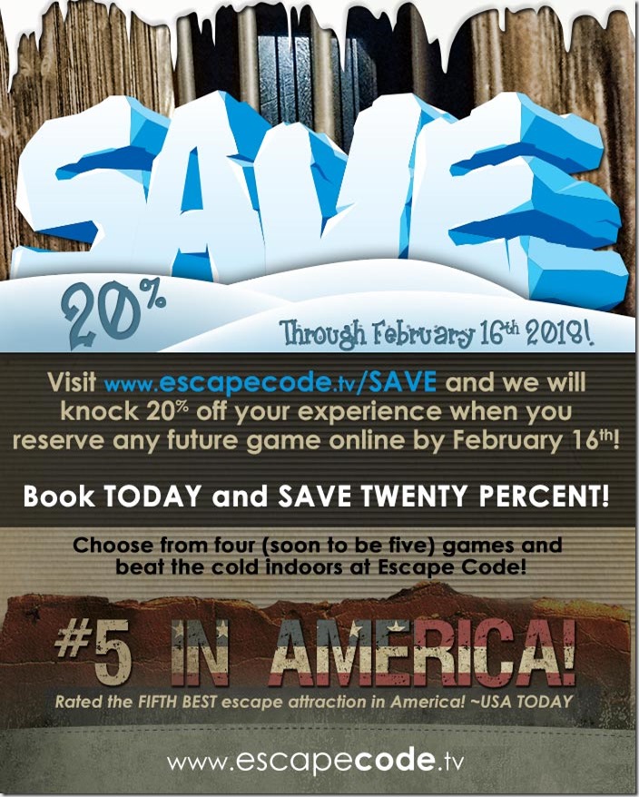 Escape Code Jan-Feb Sale Ad V2